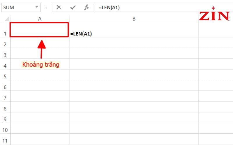 Hàm Len Trong Excel (12)