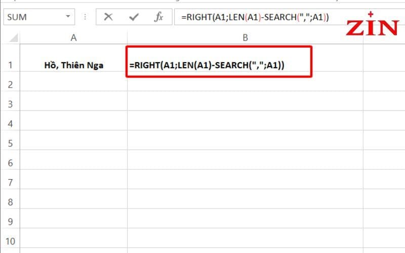 Hàm Len Trong Excel (14)