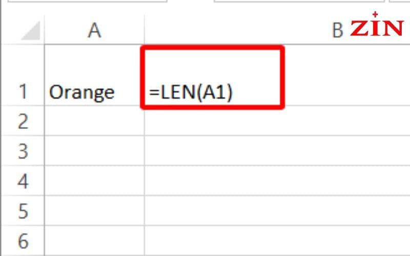 Hàm Len Trong Excel (2)