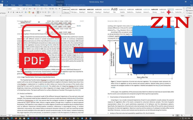 Chuyển file PDF sang Word trực tiếp bằng Microsoft Word