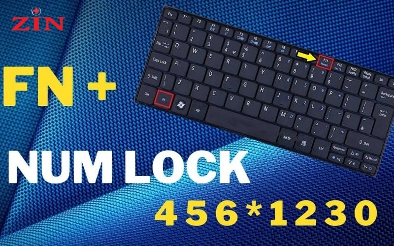 Sửa lỗi bấm phím chữ ra số trên laptop