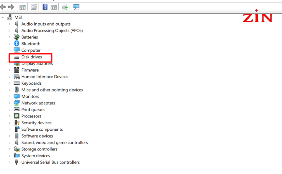 Mở Device Manager